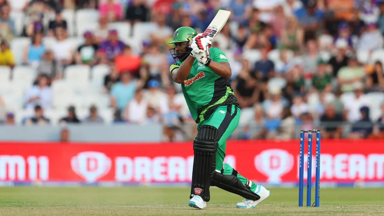 Kieron Pollard's explosive batting leads Brave to victory over Rashid Khan