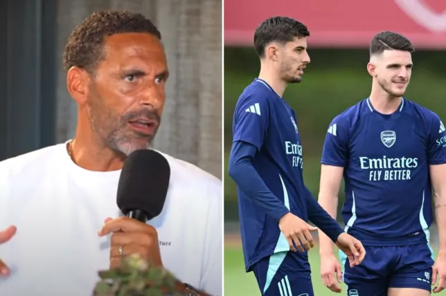 Rio Ferdinand shares insights from Declan Rice about Arsenal team-mate Kai Havertz