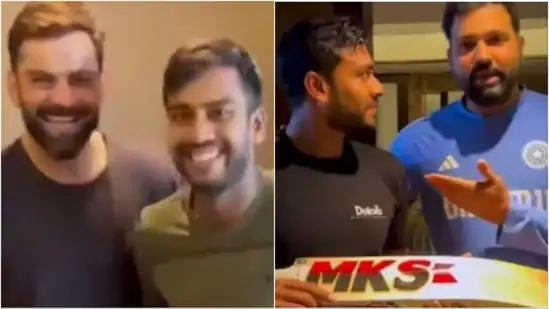 Virat Kohli impresses with his Bengali language skills as Mehidy Hasan gifts him a bat; Rohit Sharma sends a heartfelt message