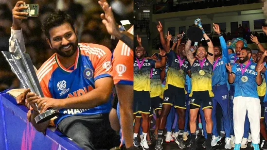 Faf du Plessis Emulates Rohit Sharma's Iconic T20 World Cup Moment as Preity Zinta's Saint Lucia Kings Reign Victorious in CPL 2024