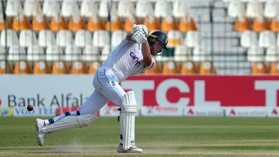 Ben Stokes left stunned as he loses his bat and gets stumped in bizarre dismissal against Pakistan, hilarious video has commentary box in stitches