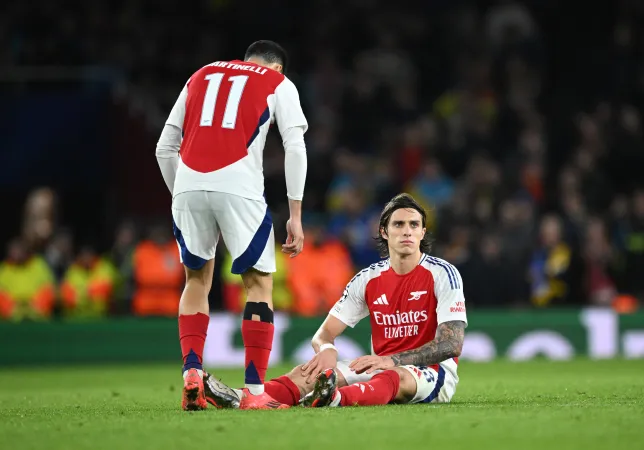 Mikel Arteta expresses concern over Riccardo Calafiori's injury during match against Shakhtar Donetsk