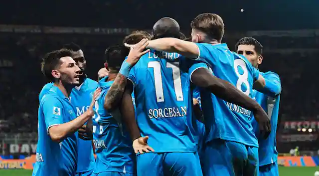 Napoli strengthens their lead in Serie A with a 2-0 victory over AC Milan