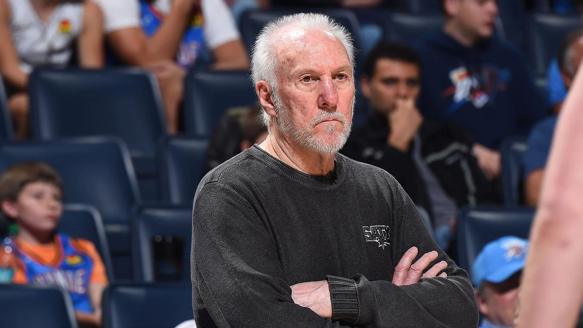 Spurs Coach Gregg Popovich on the Road to Recovery After Mild Stroke