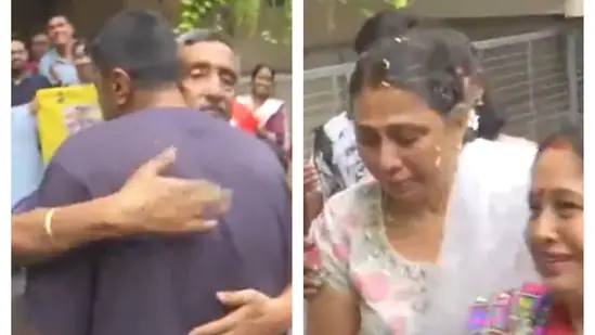 Emotional Scenes as R Ashwin Returns Home After Retirement: Mother Cries, Father Gets Emotional