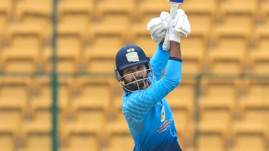 Shreyas Iyer's blistering century with 10 sixes sends strong message to selectors before Champions Trophy