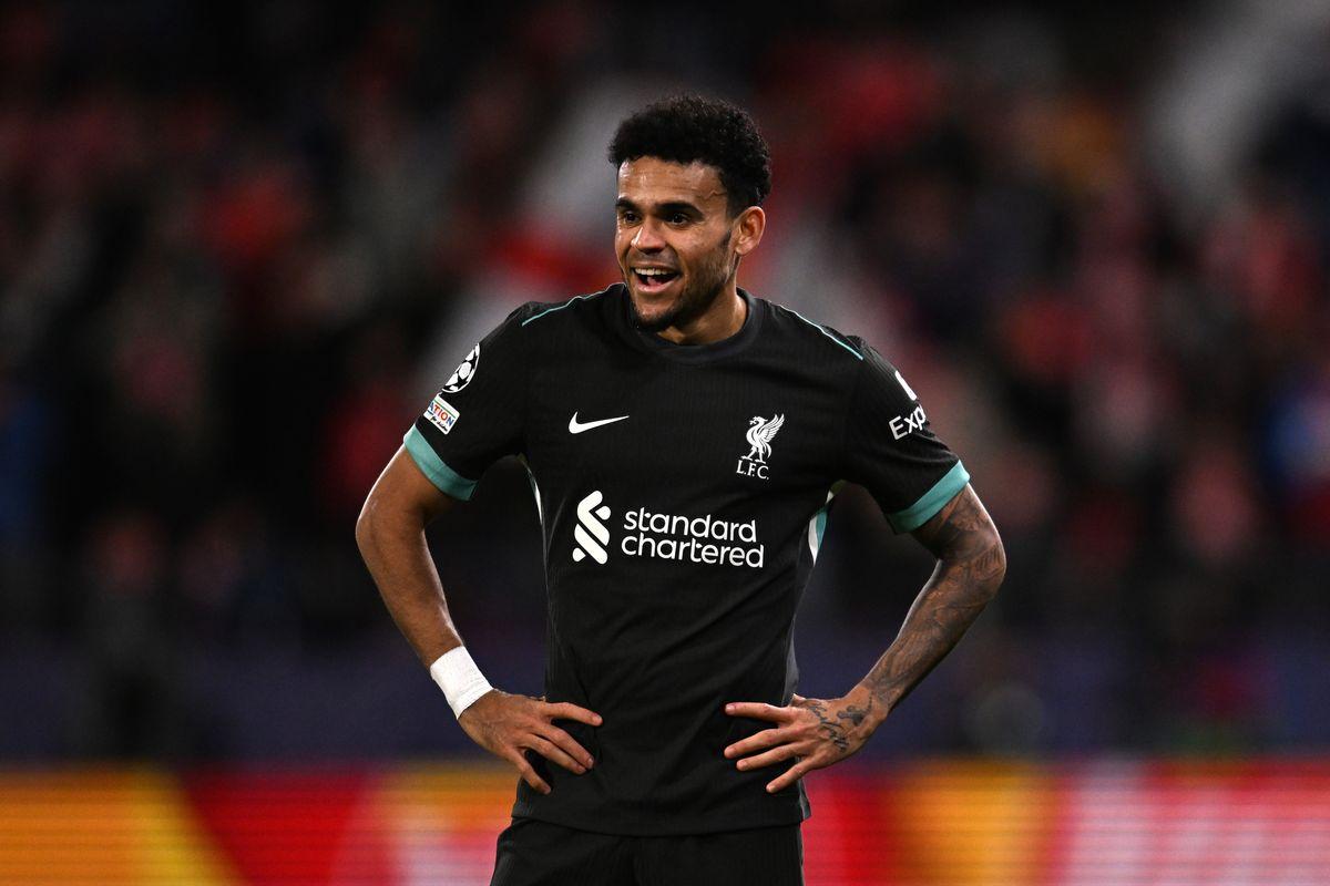 Update on Liverpool forward Luiz Diaz's injury status this weekend in the Premier League