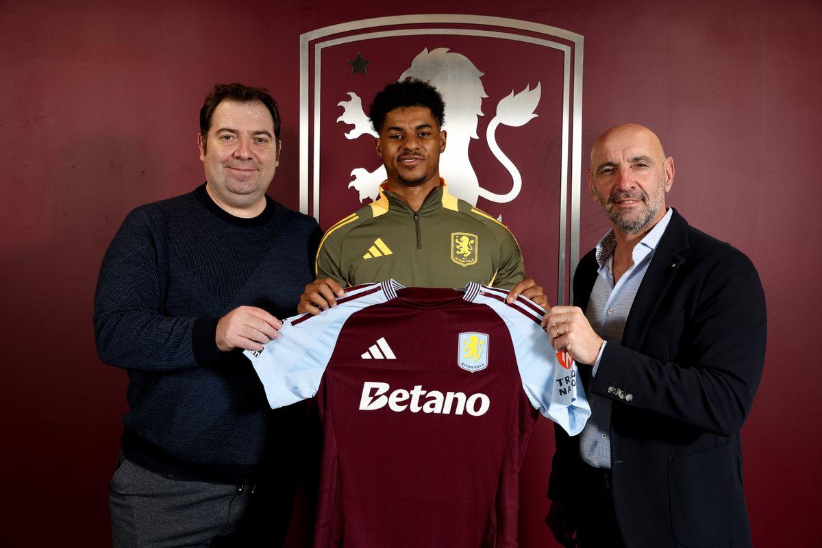 Will Marcus Rashford make his Aston Villa debut this weekend?